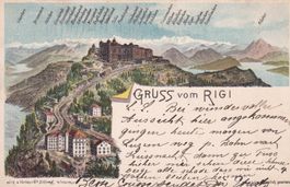 Gruss vom Rigi  1903