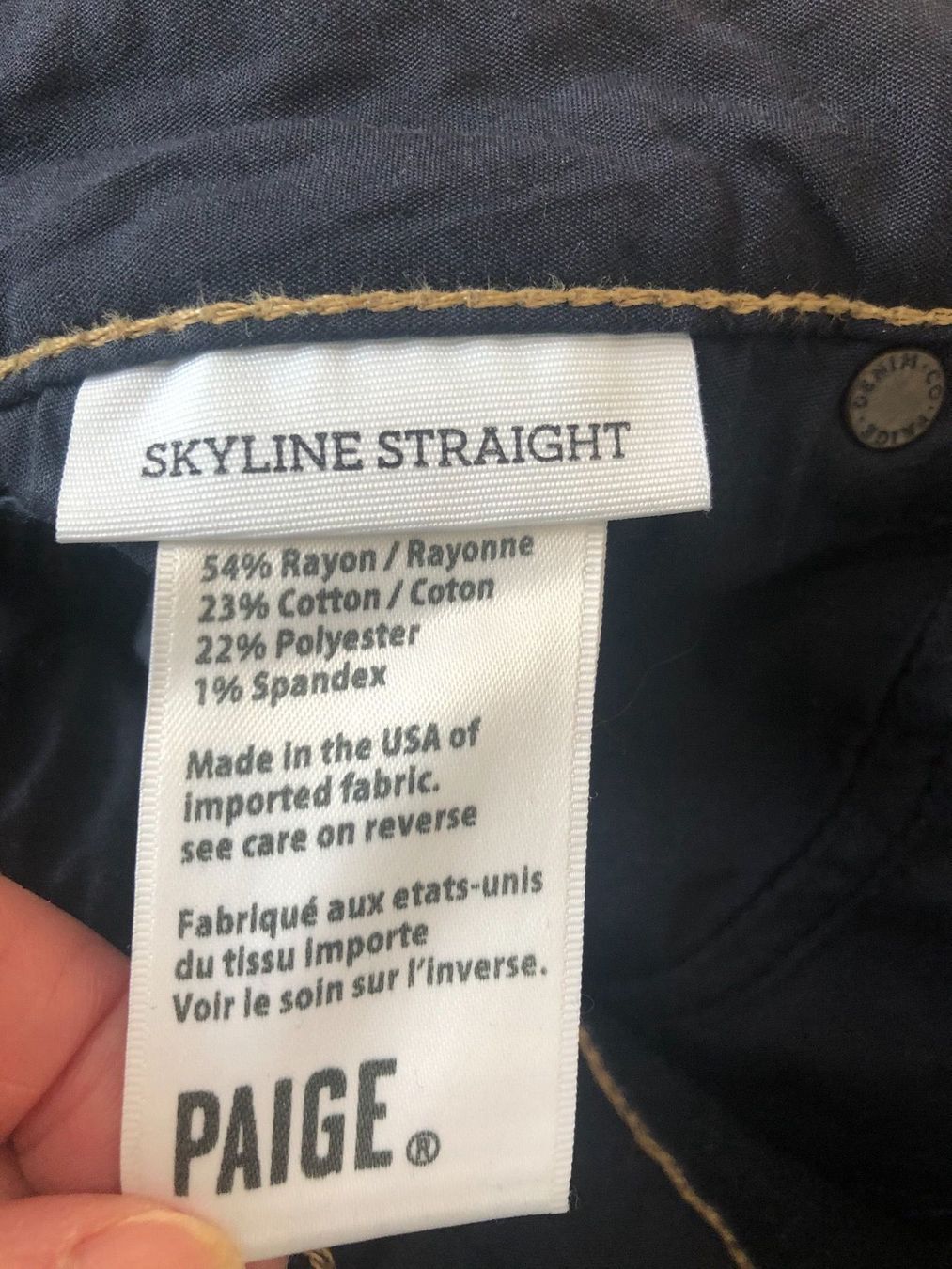 Jeans: PAIGE JEANS SKYLINE  STRAIGHT Mediumblau – Nuovo (secondo la descrizione) da Zürich venduto da erica72 4