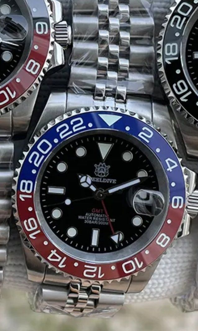 Uhren: Steeldive Jubilee Herrenuhren "Pepsi" GMT – Neu und originalverpackt aus Suhr von sjay.Cv 4