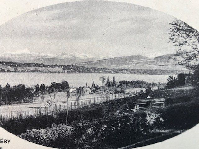 Cartoline postali: Pregny-Chambésy, von 1927 – Usato da Niederscherli venduto da Lucia16 1