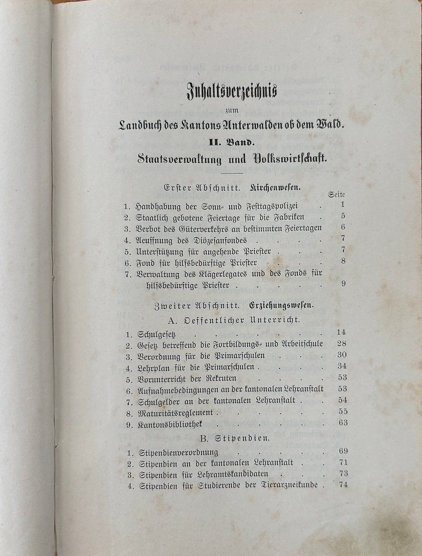 Livres: Obwaldnerisches Landbuch II – D'occasion à Sarnen par Livres 2