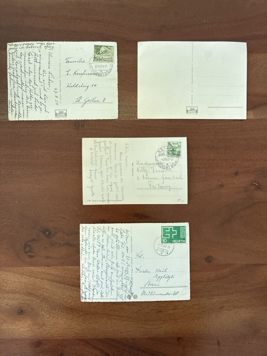 Cartoline postali: 10 Ansichtskarten Schweiz von Heiden AP – Usato da Oftringen venduto da Cla.vD.74 3