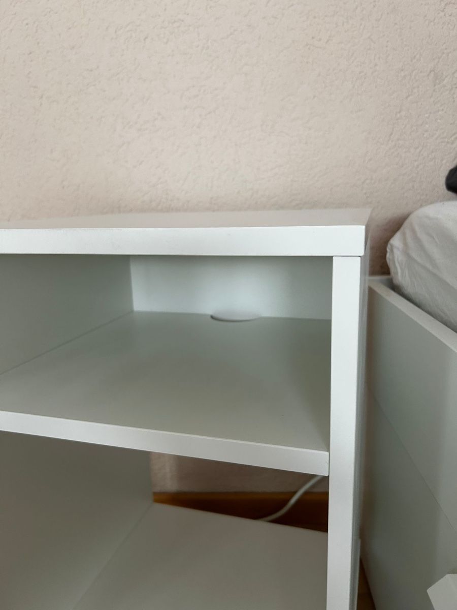Ikea Comodini: Weisser Ikea Nachttisch / Rollcontainer – Usato da Ettiswil venduto da sunnysimi 2