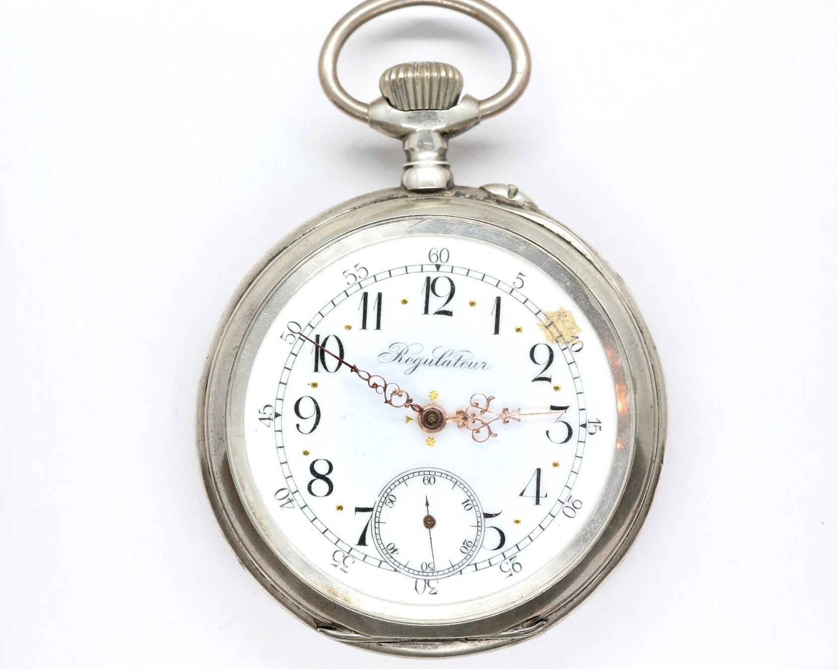 Orologi: Regulateur Taschenuhr 66mm – Difettoso da Reinach BL venduto da Han-Numismatik