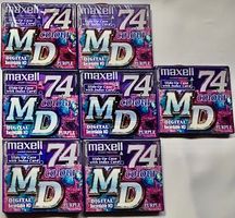 7 Minidisc Maxell MD 74 Neu / OVP