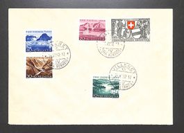 1952 Satzbrief Pro Patria VILLERET (JURA BERNOIS) 28.XI.52