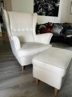 IKEA STRANDMON Sessel & Fusshocker - Lieferung ZH möglich