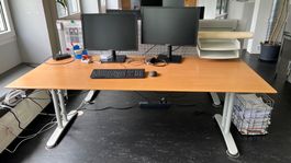 Schreibtisch massiv 200cm x 80cm