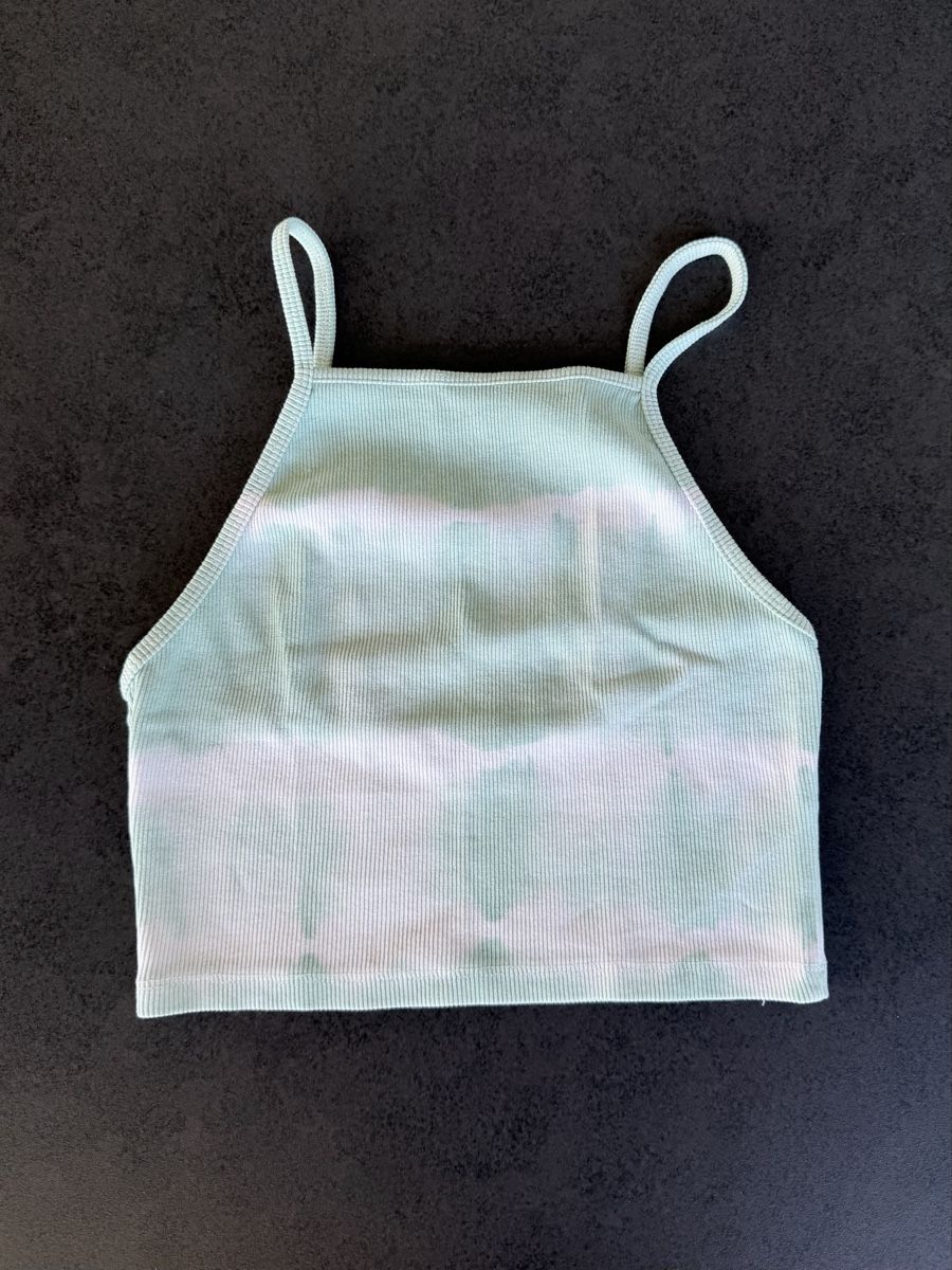 Zara Top: Top tie-dye türkis – Nuovo (secondo la descrizione) da Frümsen venduto da laura002
