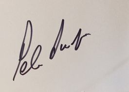 Peter Oundjian Autogramm signiert Karte 15x21cm