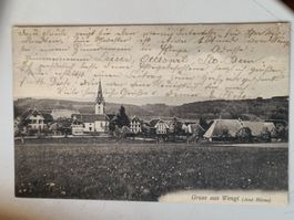 Alte PK / Gruss aus Wengi - Amt Büren Gelaufen 1913