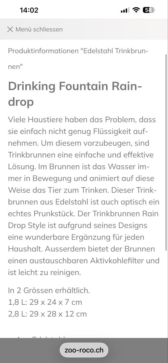 Stagni & Fontane ornamentali: Pioneer Pet Katzenbrunnen – Nuovo (secondo la descrizione) da Bottmingen venduto da Jstraehl 2
