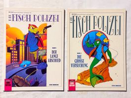 Die Fisch Polizei Comic, Steve Moncuse, Band 1+2, Top!