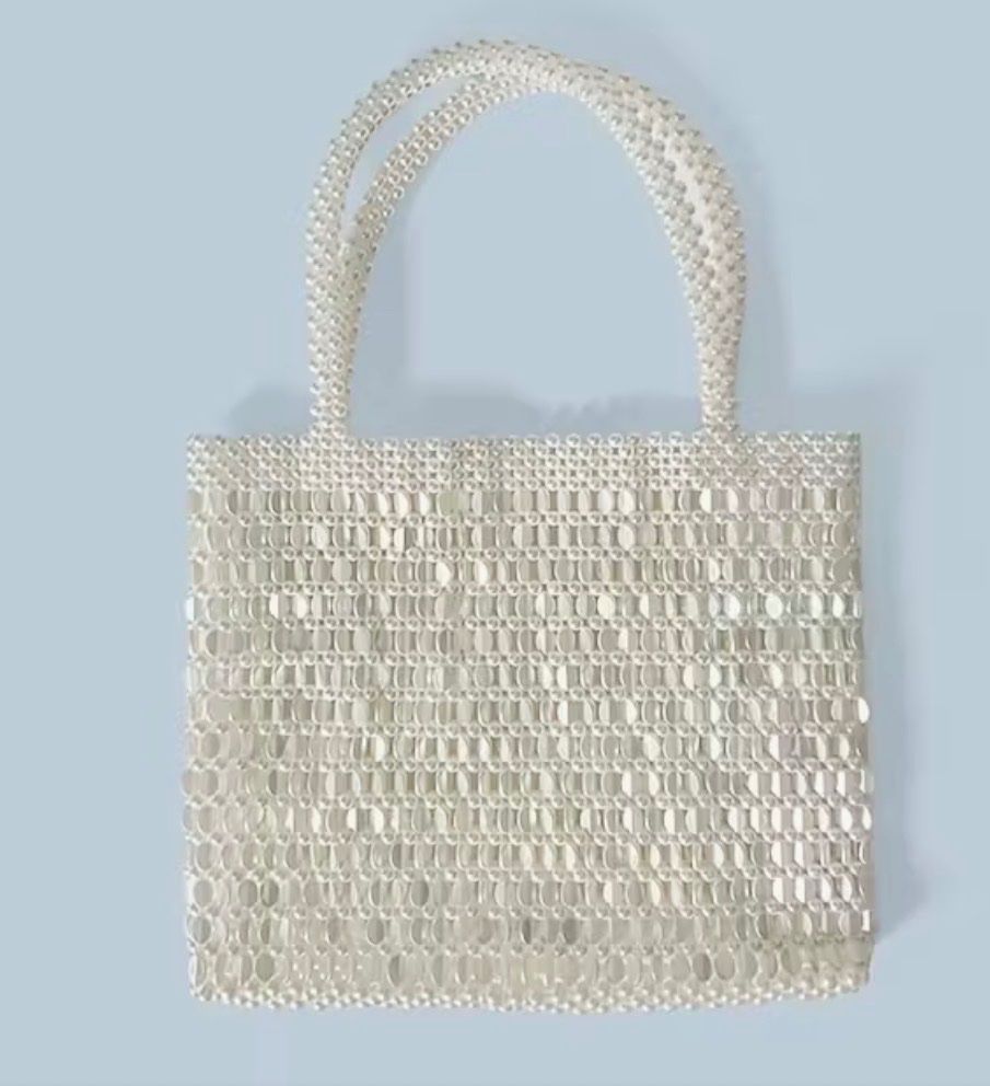 H&M Borse da donna: Tasche aus Perlmuttperlen Handgefertigte Neu / NP35CHF – Nuovo (secondo la descrizione) da Kölliken venduto da Prscoo 6