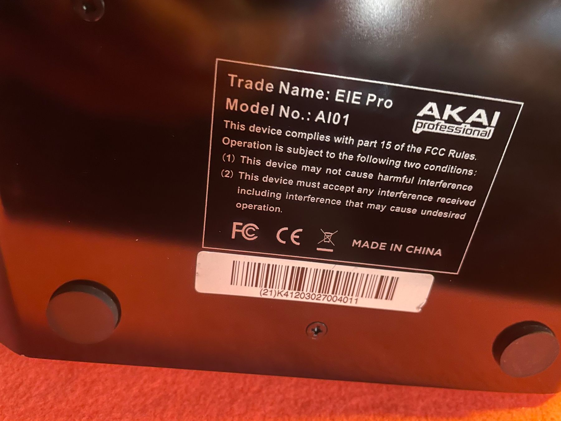 Akai Attrezzatura per studi di registrazione: Akai EIE Pro 4-channel DA interface – Usato da Embrach venduto da xen_rp5g 2