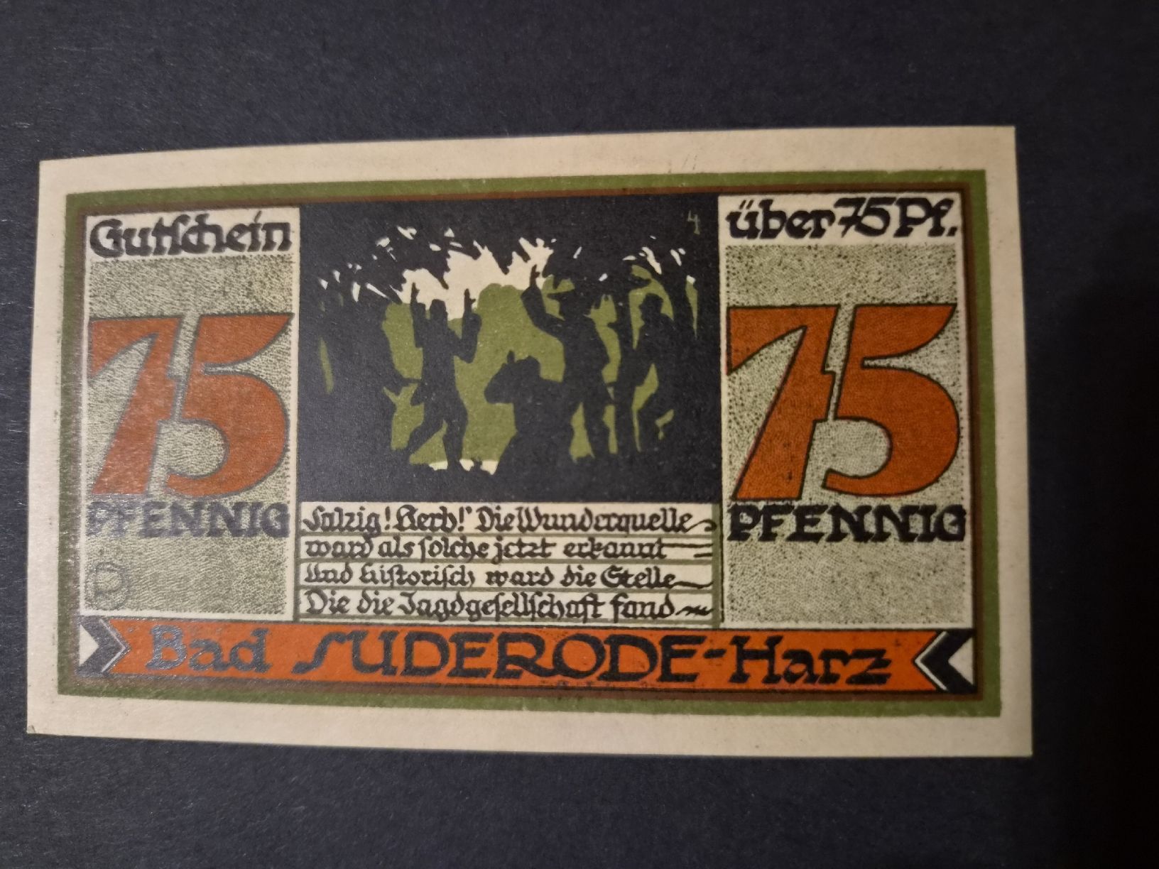 Banknoten: D.R Notgeld Suderode 1921 L1261 – Gebraucht aus Versoix von rucio