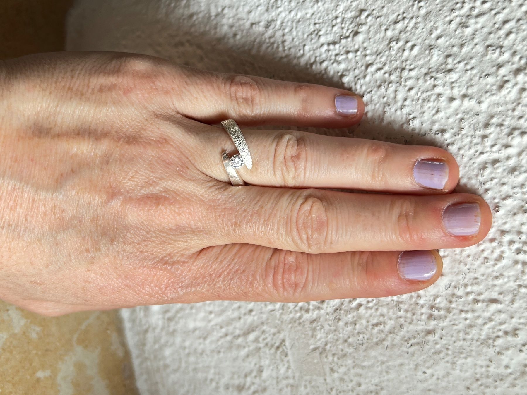 Ringe: Silberring matt-glanz "LIGHT" – Gebraucht aus Dittingen von Bijoubelle 7