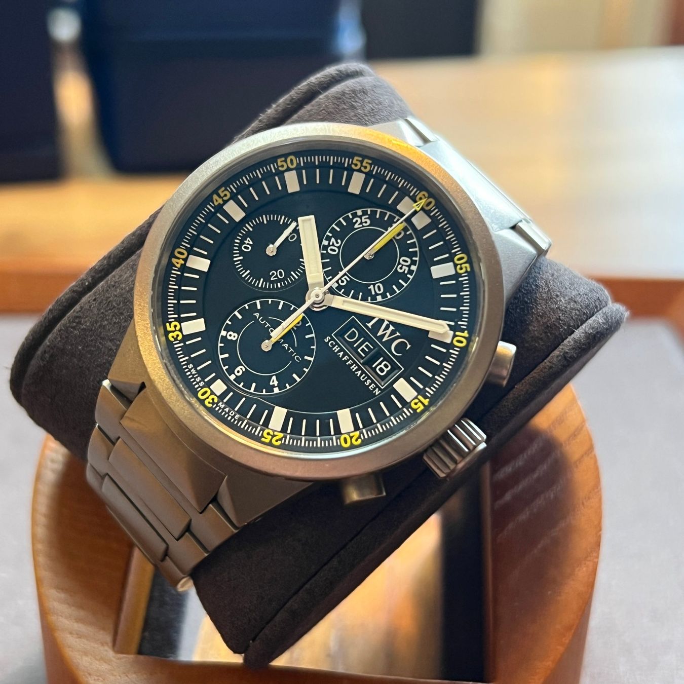 IWC Montres: IWC GST Automatic Chronograph IW371501 – D'occasion à Carouge GE par Watchaser 8