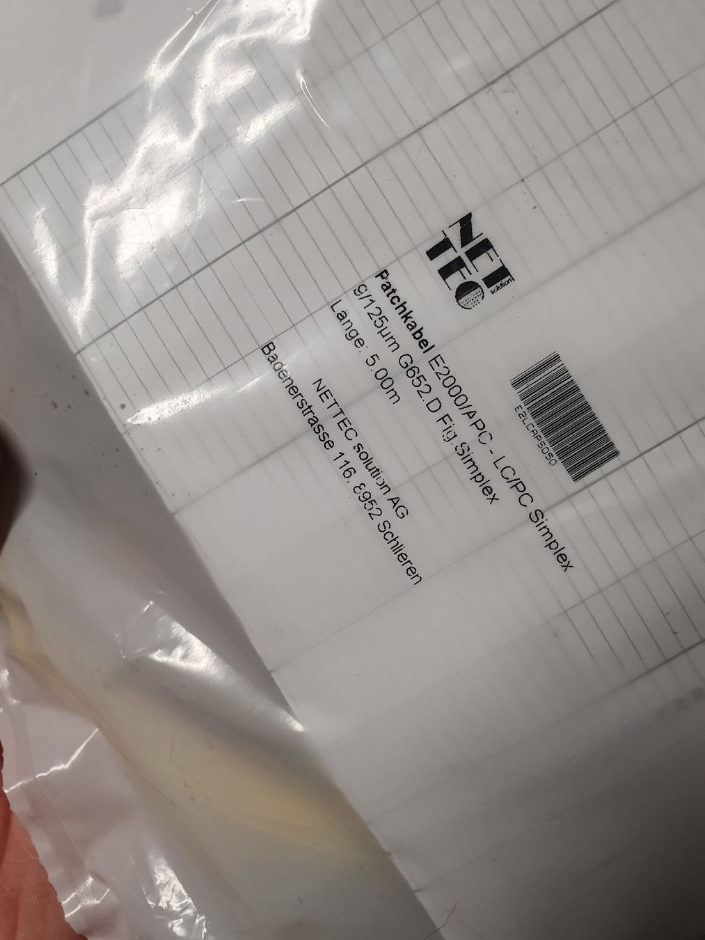 Cavi: LWL Patchkabel 5m neu E2000 APC LC PC Simplex 9/125um – Nuovo e nell'imballaggio originale da Zürich venduto da eymen20 3