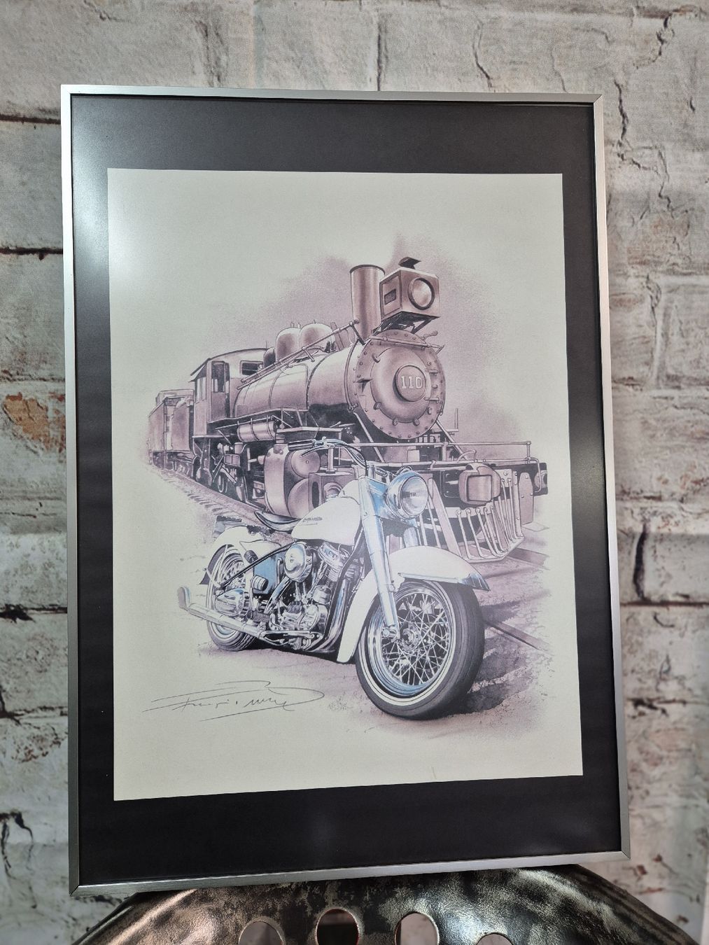 Dipinti: Harley-Davidson dessin de David Uhl – Usato da Le Locle venduto da CHEGUA