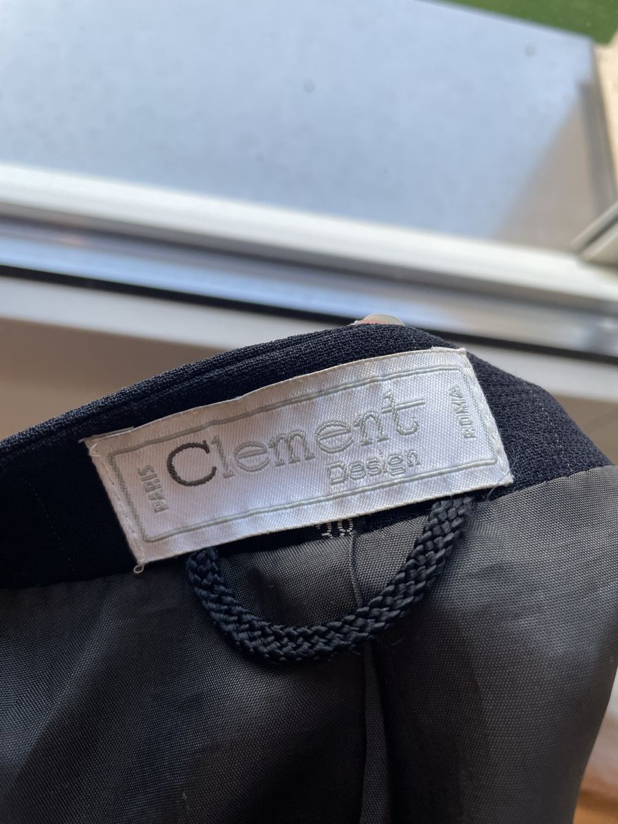 Completi & Tailleur: Dunkelblauer Blazer von Clement Design, Paris, Grösse 36/38 – Usato da Lenggenwil venduto da mai_2m5q 5