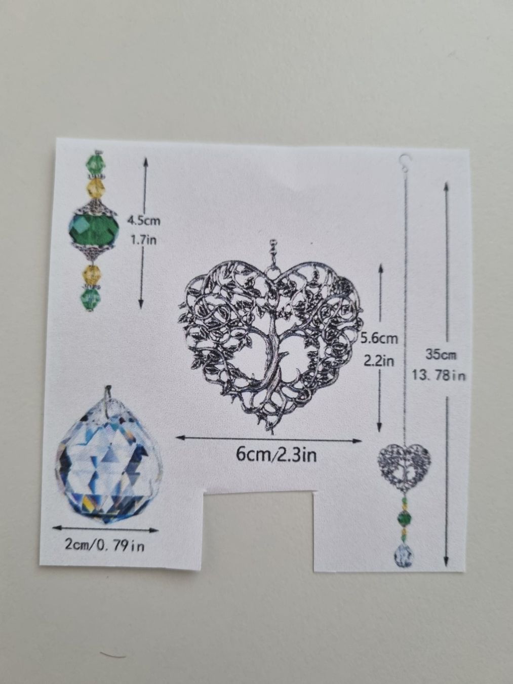 Sonstige Dekorationen & Accessoires: Wunsch - Liebes Baum Aufhänger Windspiel – Neu und originalverpackt aus Zofingen von Felpa 1