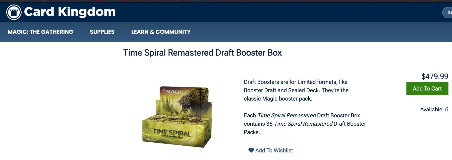 Magic The Gathering Carte collezionabili: MTG - Time Spiral Remastered Booster Box – Nuovo e nell'imballaggio originale da Reinach BL venduto da Flower_Kid_82 3