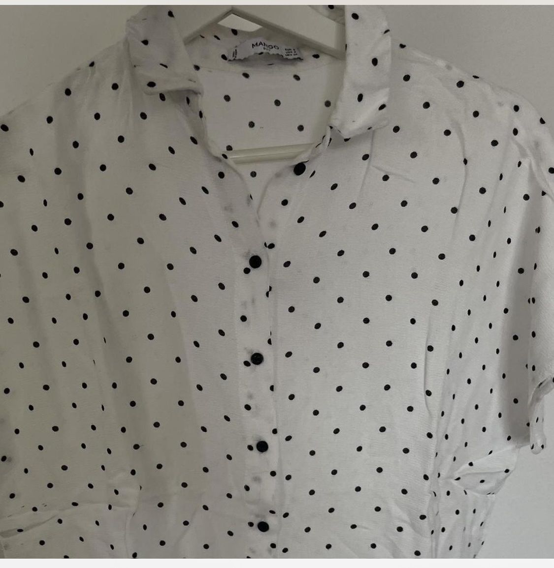 Mango Camicette: 🤍 Short-sleeved, button-up blouse – Nuovo (secondo la descrizione) da Zürich venduto da jna_265b 5