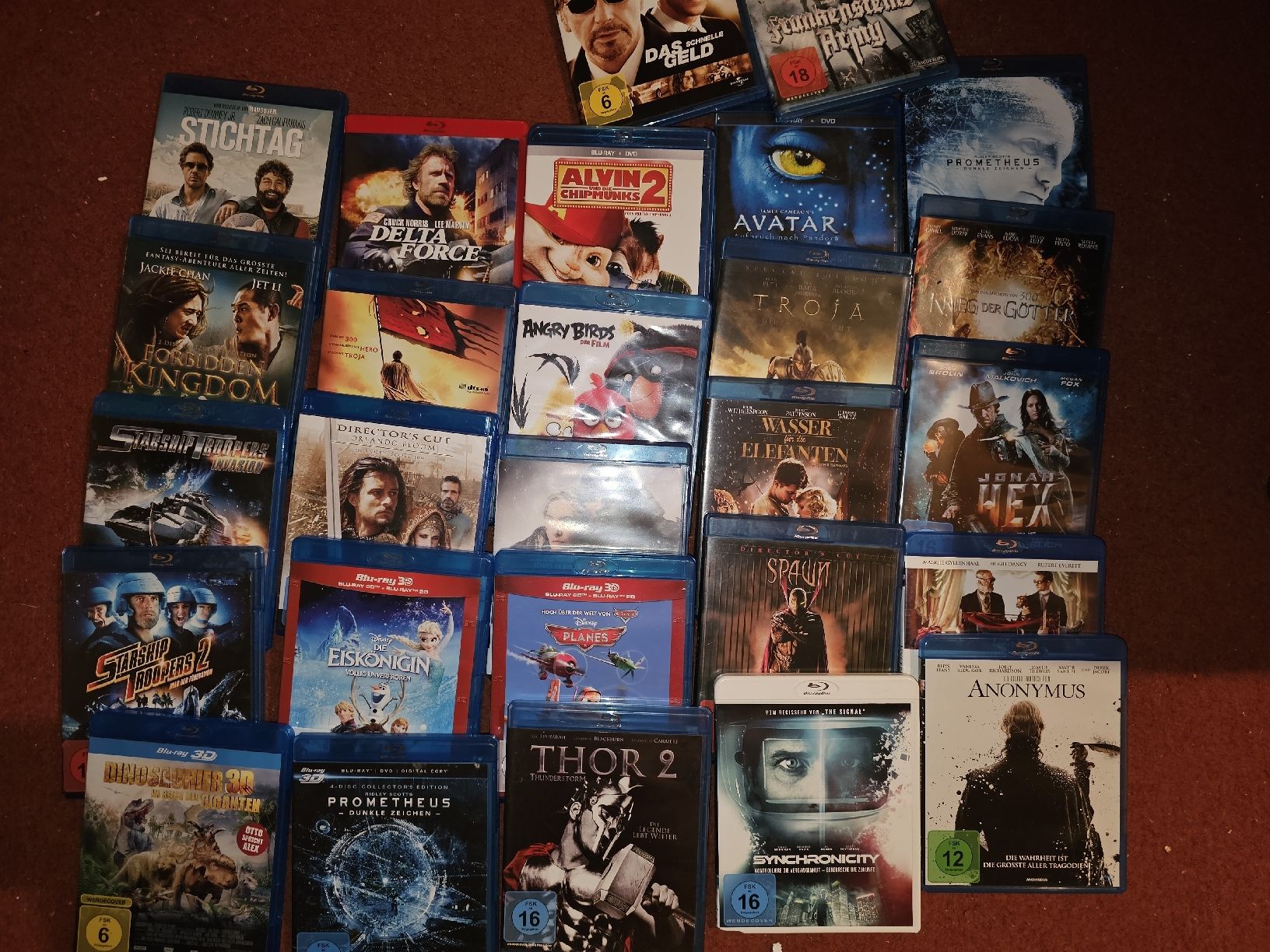 Alle DVDs: Blu-ray Filmsammlung ca. 30 St. – Gebraucht aus Seuzach von hwulf