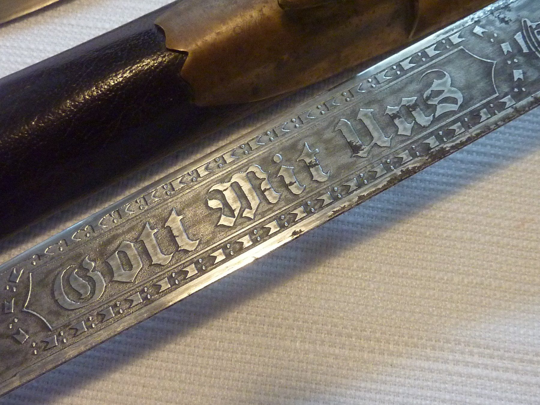 Solingen Accessori: Hirschfänger Messer "Gott Mit Uns" E.F.HÖRSTER SOLINGEN – Usato da Dietikon venduto da damaszen