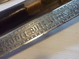 Hirschfänger Messer "Gott Mit Uns" E.F.HÖRSTER SOLINGEN