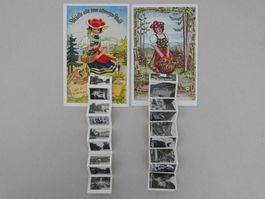 ALTE AK SCHWARZWALD MIT LEPORELLO SEHENSWÜRDIGKEITEN