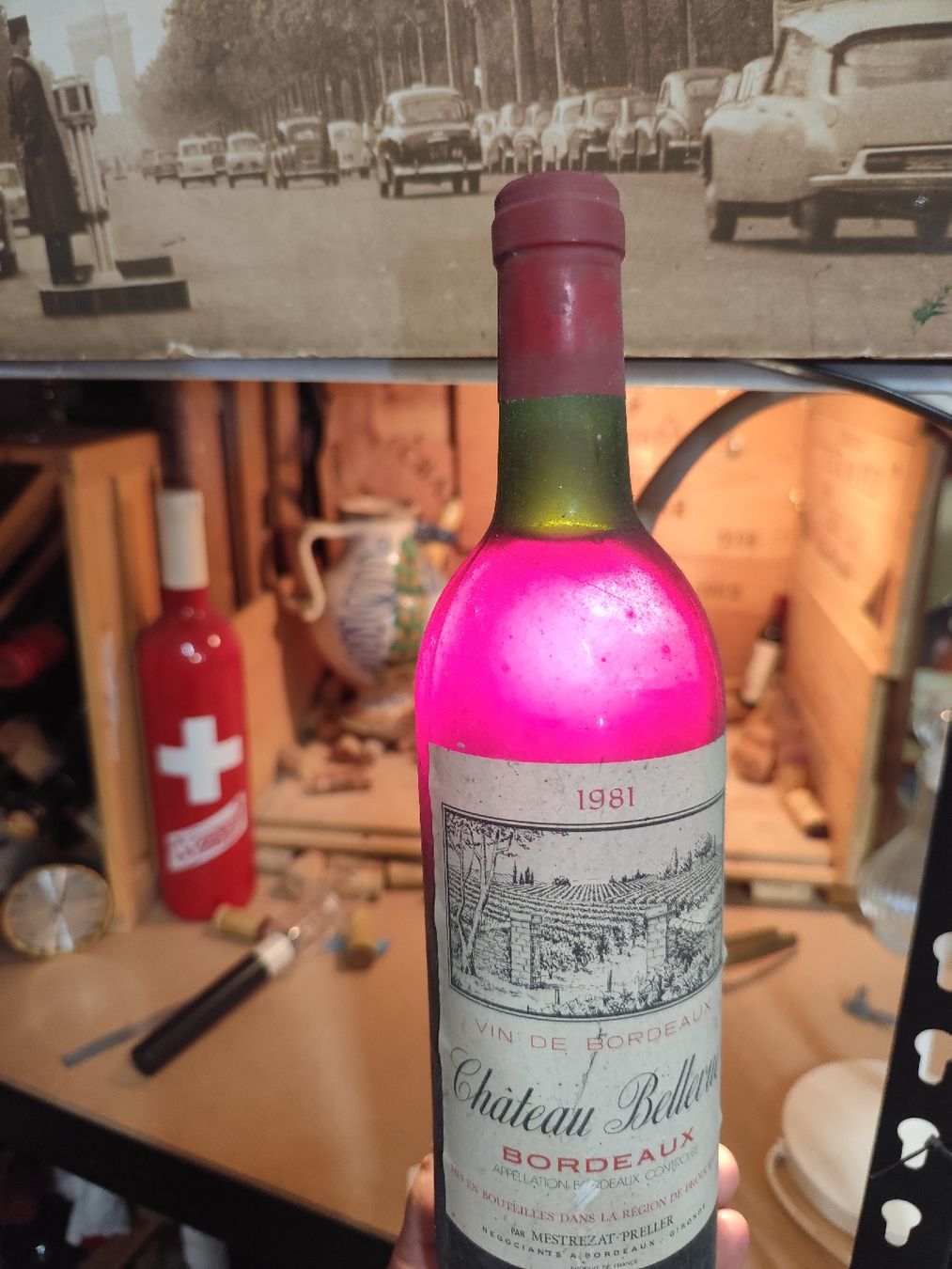 Wein: 1981 Château Bellevue Bordeaux – Neu und originalverpackt aus Büsserach von Vintage-vins 1