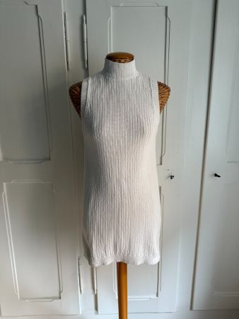 & OTHER STORIES - Strickkleid weiss S