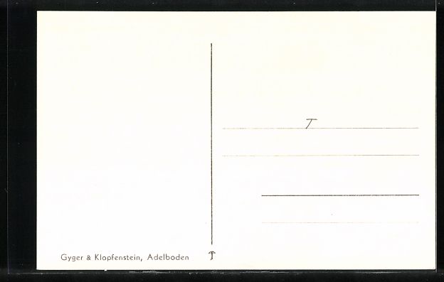 Cartoline postali: Adelboden, Wohnhaus mit Ladengeschäft – Usato da Berlin venduto da bartko-reher 1