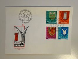 FDC CH Gemeindewappen IV Pro Juventute 1981