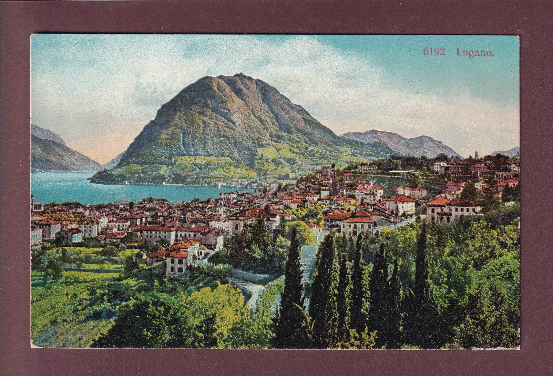 Cartoline postali: LUGANO – Usato da Pully venduto da nicecards