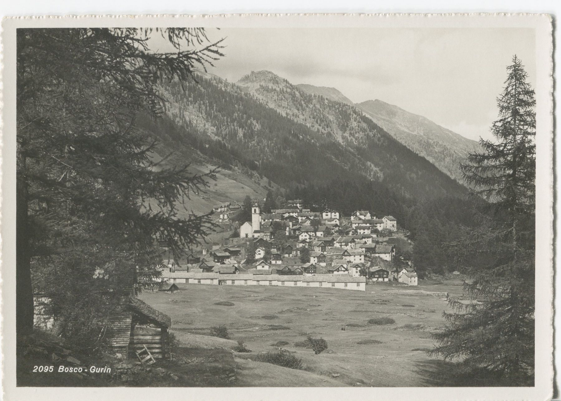 Cartoline postali: Bosco Gurin Panorama – Usato da coglio venduto da Tascia1