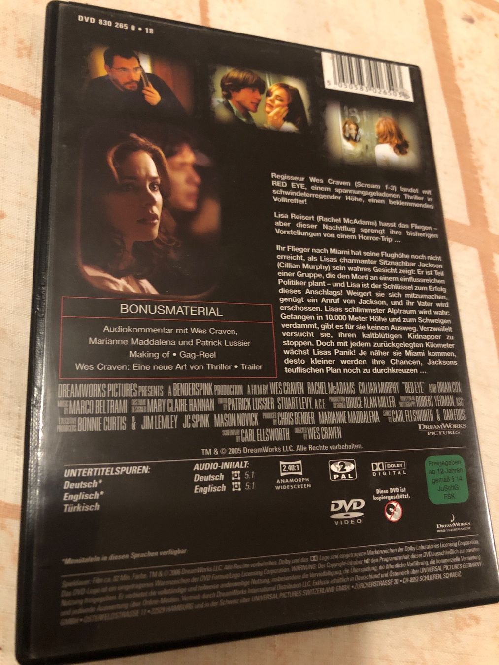 Tutti i DVDs: Red Eye – Usato da Schaffhausen venduto da D-MAC 1
