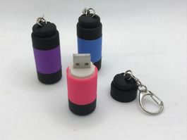 Mini LED Taschenlampe,, USB rechargeable 3pc