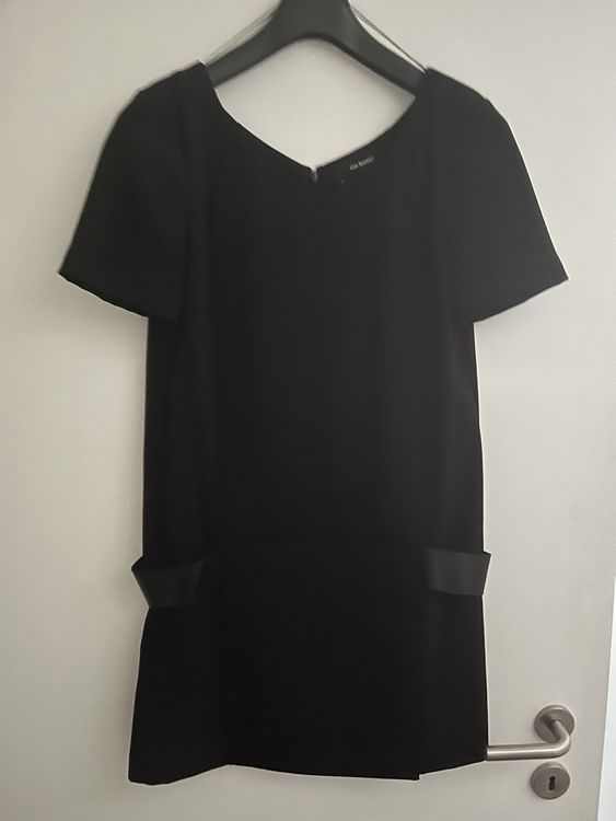 JUPE BICOLORE THE KOOPLES TAILLE 38 - NOIRE ET GRISE À EFFET FLEUR - OCCASION TRÈS BON ÉTAT