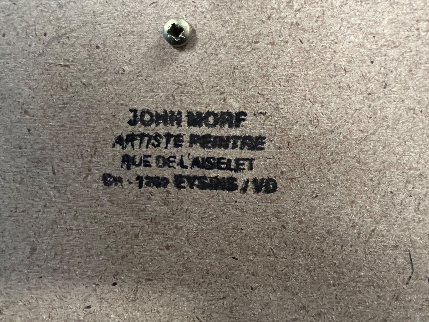 Dipinti: JOHN MORF HUILE SUR PANNEAU SIGNÉE ET DATÉE – Usato da Genève venduto da Qanil77 7