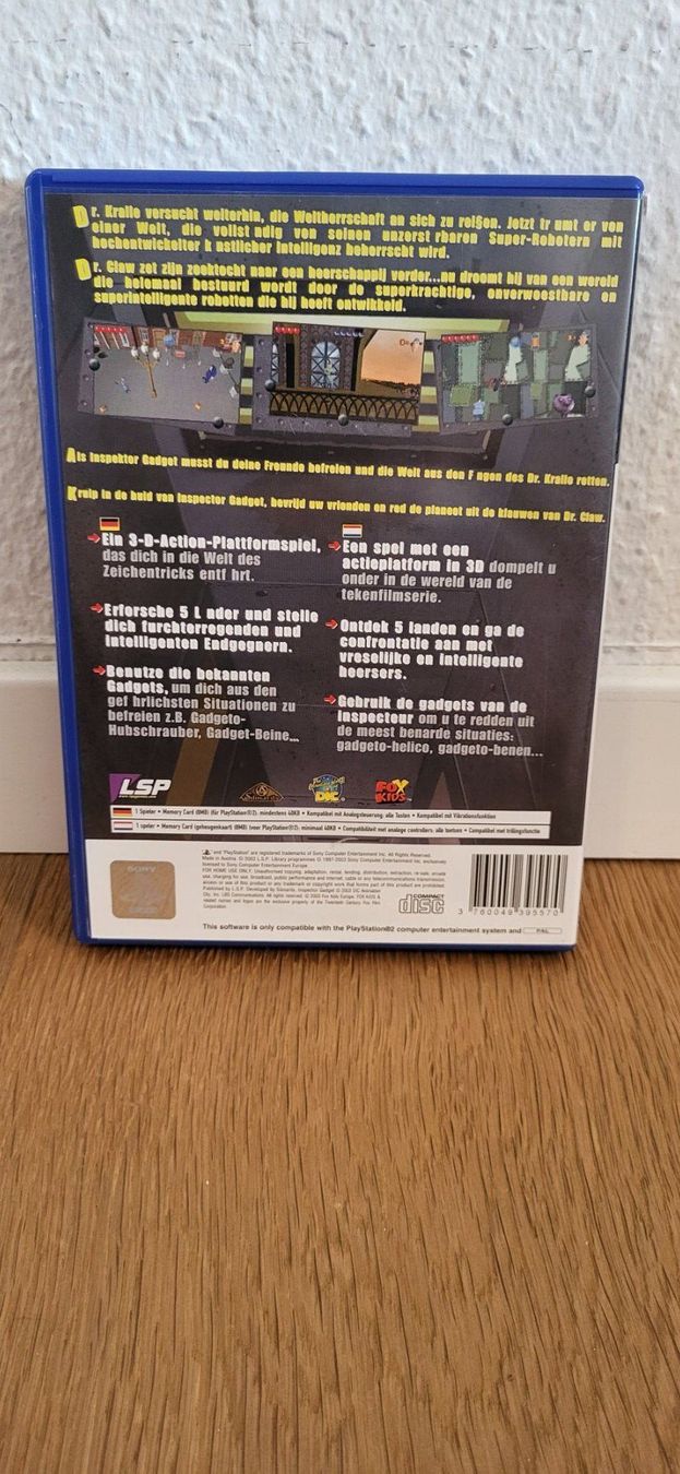 Sony Giochi: PS2 - Inspector Gadget Mad Robots Invasion – Usato da Münsingen venduto da DigitaleSpielecke 1