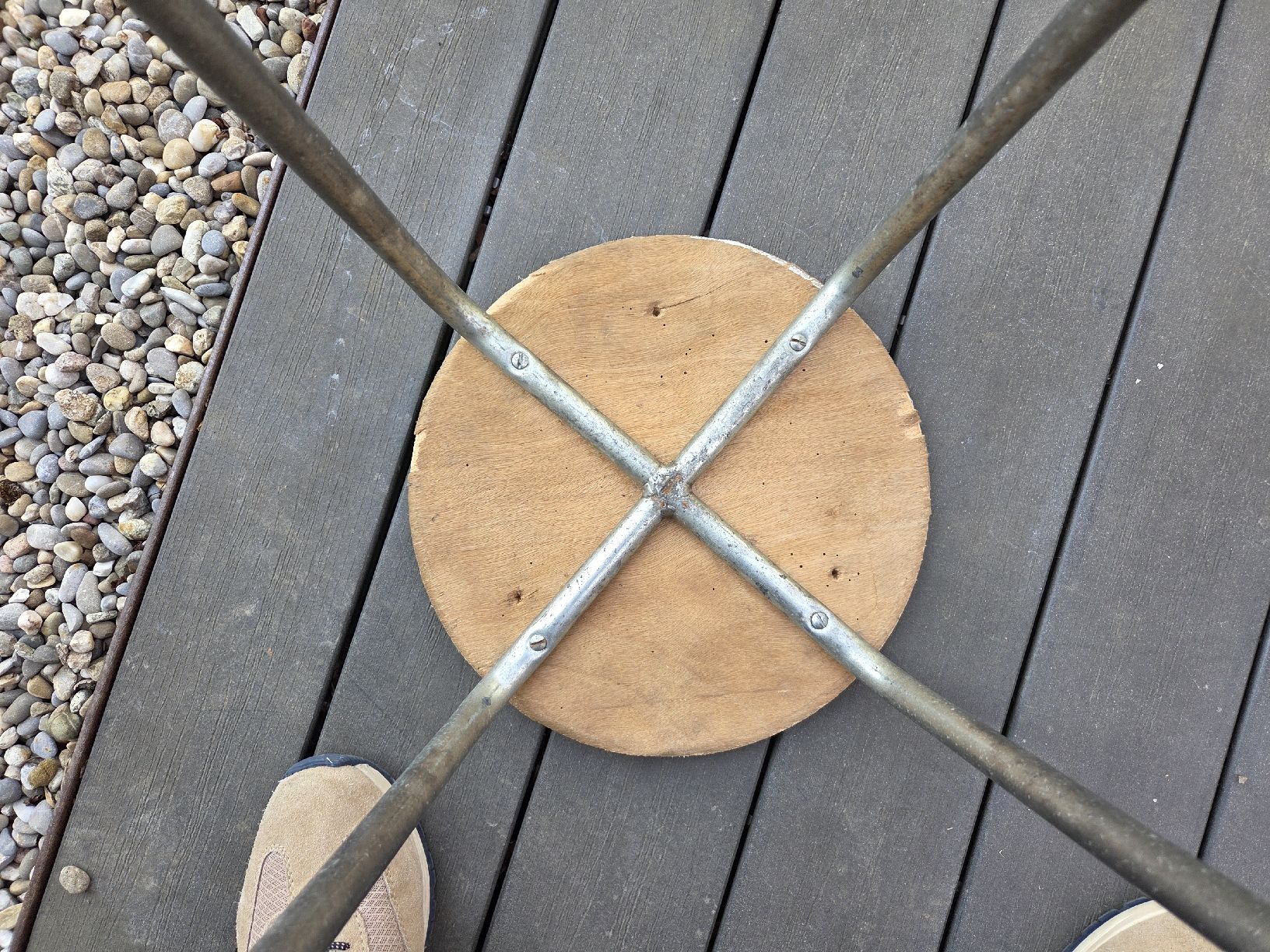 Sgabelli: Vintage Hocker Set, 3 Stk. Gelb, Retro Design – Usato da Rickenbach SO venduto da Bytebull 2