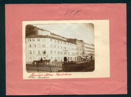 Fotografie Karlsbad, Kaiserstrasse mit H