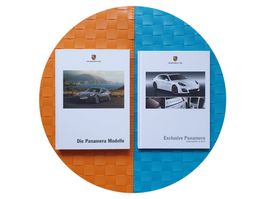 PORSCHE PANAMERA - Prospekt / Hardcover Katalog / Buch x2