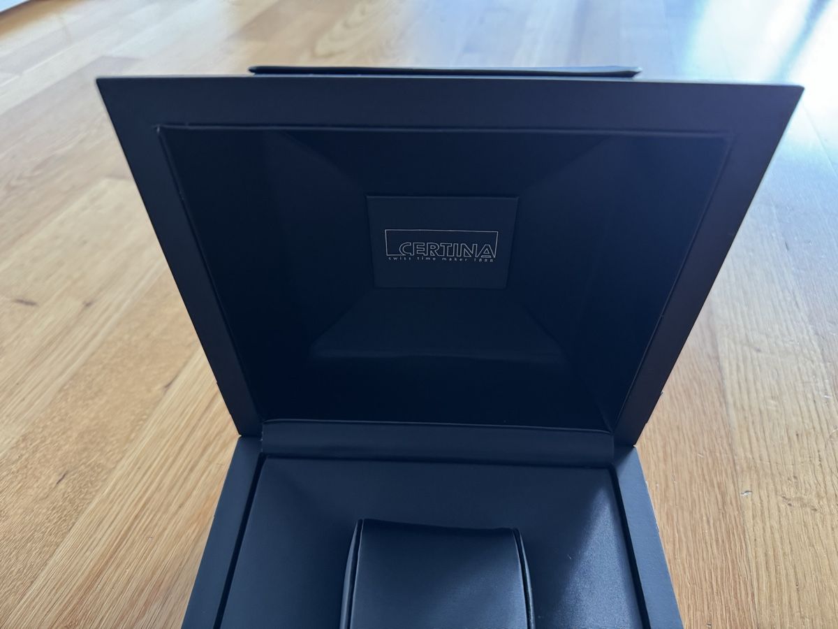 Certina Uhren: Neue Certina Uhren Box schwarz – Neu und originalverpackt aus Bettlach von Tradenet100 9