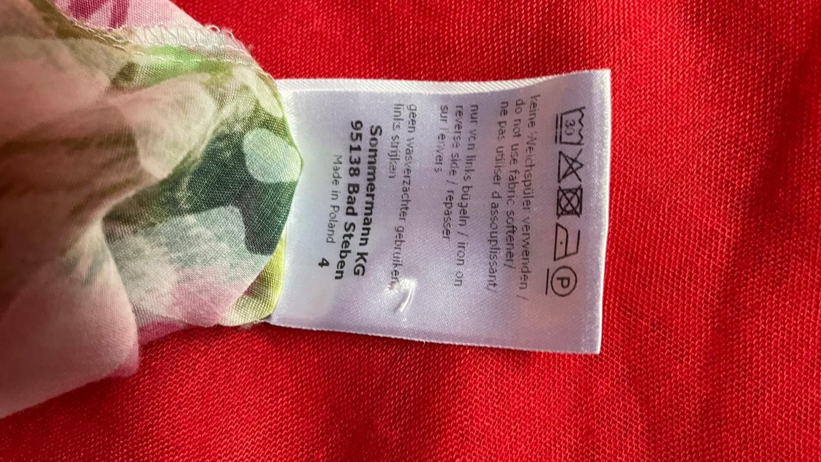 Camicette: Bluse Oberteil Gr. 44 von Sommermann mit Blumenmuster – Usato da Schaffhausen venduto da sunsetever 5