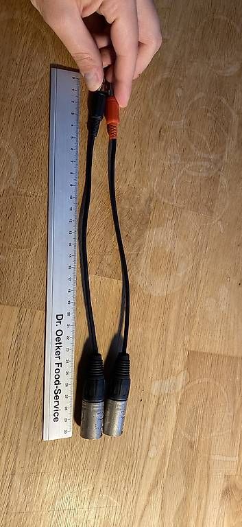 Cavi: Cinch - XLR Kabel 30cm – Usato da Solothurn venduto da ger_88sr