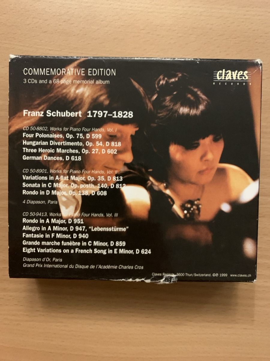CDs: Schubert, Duo Crommelynck, coffret 3 CD, édition commémo – Gebraucht aus Salavaux von Lune_Diurne 1